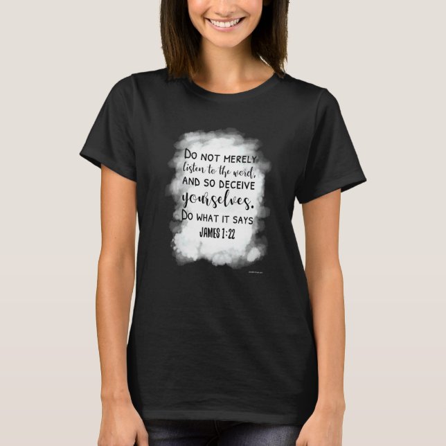 Camiseta Biblia Verse Iglesia Cristiana Dios Jesús Religios (Anverso)