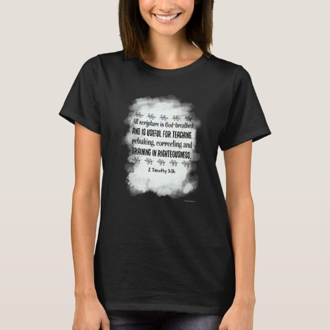 Camiseta Biblia Verse Iglesia Cristiana Dios Jesús Religios (Anverso)
