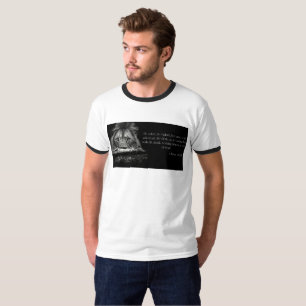Camiseta Biblia Verse Scripture 1 Peter 5:8 KJV Ringer masc