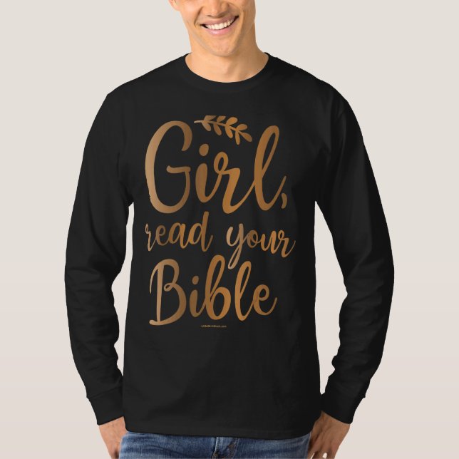 Camiseta Biblia versus Iglesia religiosa cristiana Gods 66 (Anverso)