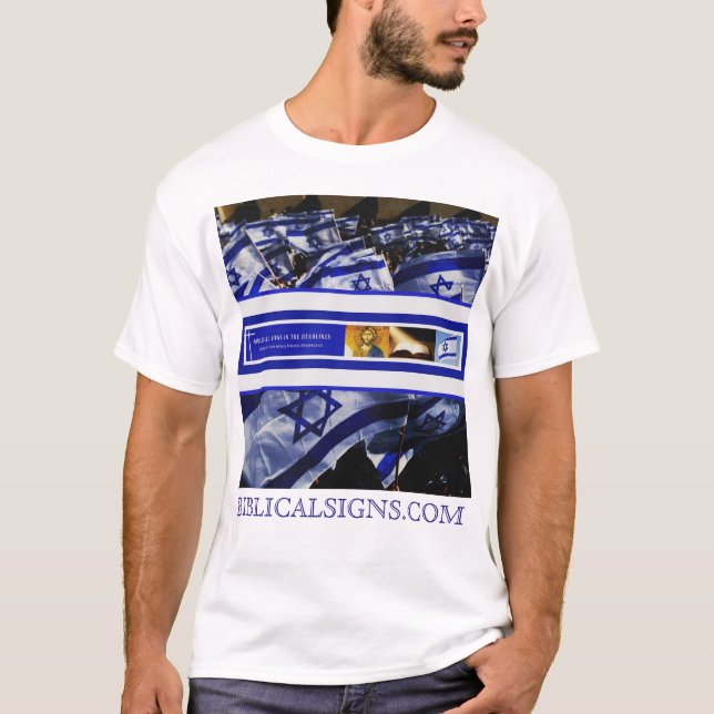 Camiseta bíblica de los Rótulos ITH "Israel 1948" (Anverso)