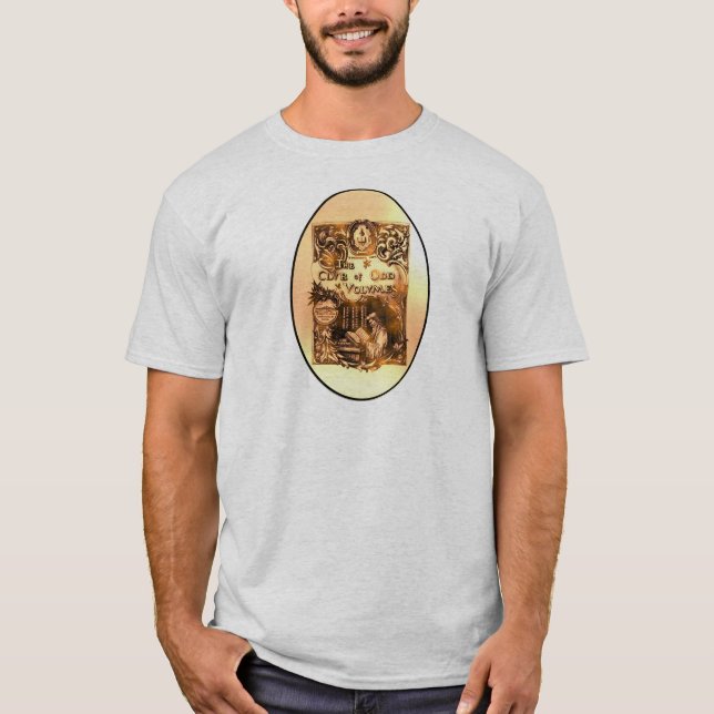 Camiseta Bibliomania: Club de volúmenes impares (Anverso)