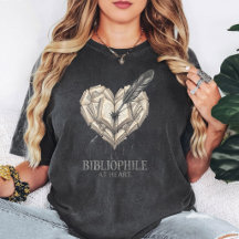 Bibliophile Heart Books Pluma de escribir Salpicad