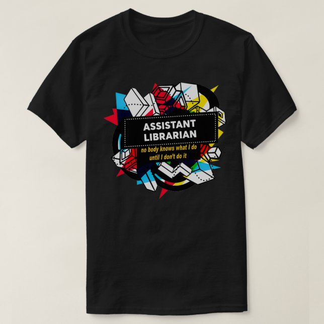 CAMISETA BIBLIOTECA ASISTENTE 4 (Diseño del anverso)