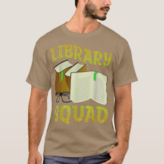 Camiseta Biblioteca Biblioteca Squad Book Lover Leading Clu