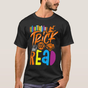 Camiseta Biblioteca Bibliotecaria Halloween Disfraz O Lectu