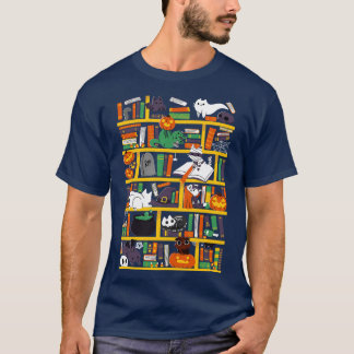 Camiseta Biblioteca de Halloween