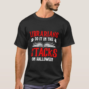 Camiseta Biblioteca de Halloween Libro de Bookworm Nerd Ley