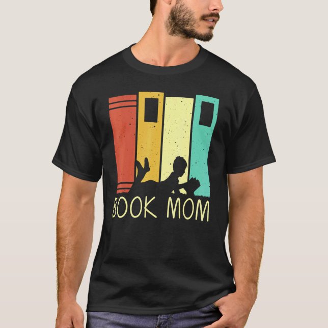 Camiseta Biblioteca de lectores de libros para madres (Anverso)
