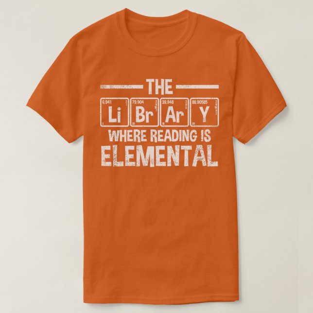 Camiseta Biblioteca de lectura 1 (Diseño del anverso)