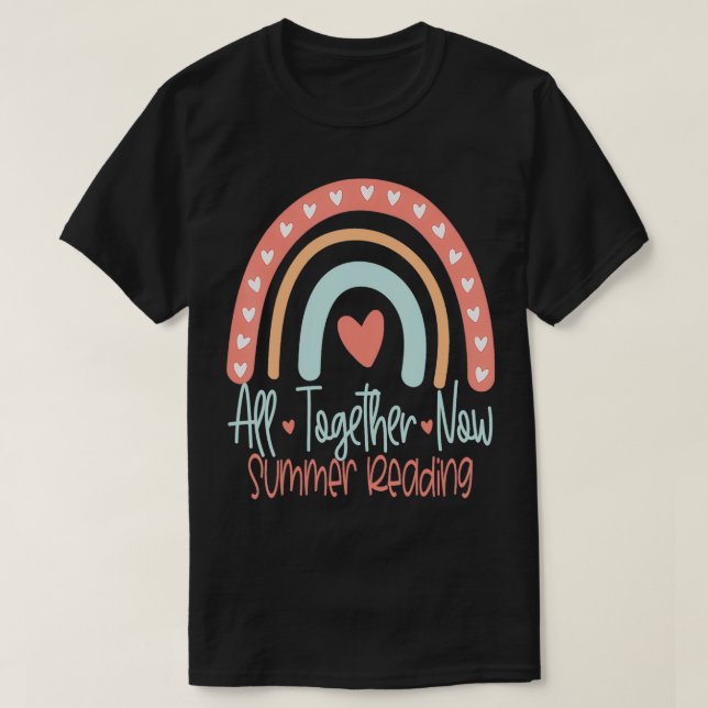 Camiseta Biblioteca de Libros de Summer Reading All Togethe (Diseño del anverso)