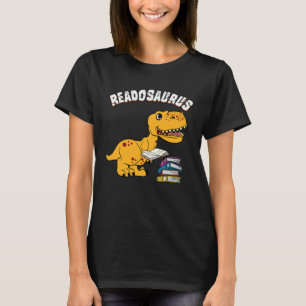 Camiseta Biblioteca de libros Readosaurus Dinosaur