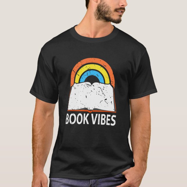 Camiseta Biblioteca de libros Vibes Bookworm Biblioteca Rai (Anverso)
