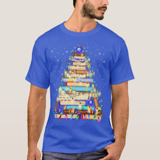 Camiseta Biblioteca de Navidades Bibliotecarios Cute Libro 
