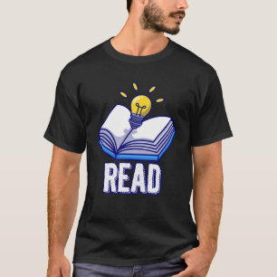 Camiseta Biblioteca de profesores Leer libro Club Luminoso