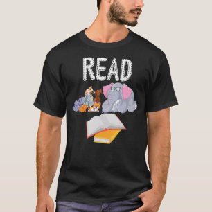 Camiseta Biblioteca de profesores Leer libro Club Piggie El