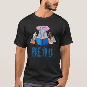 Camiseta Biblioteca de profesores Leer libro Club Piggie El