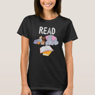 Camiseta Biblioteca de profesores Leer libro Club Piggie El