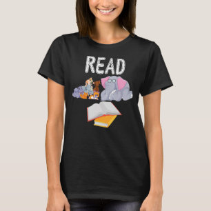 Camiseta Biblioteca de profesores Leer libro Club Piggie El