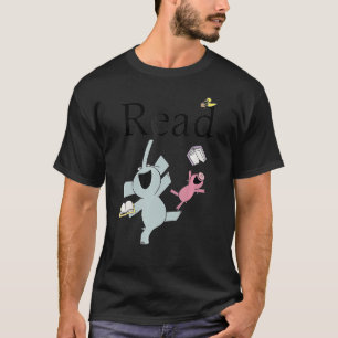 Camiseta Biblioteca de profesores Leer libro Club Piggie El