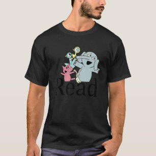 Camiseta Biblioteca de profesores Leer libro Club Piggie El