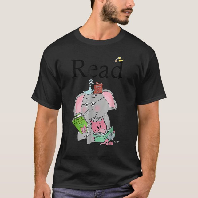 Camiseta Biblioteca de profesores Leer libro Club Piggie El (Anverso)