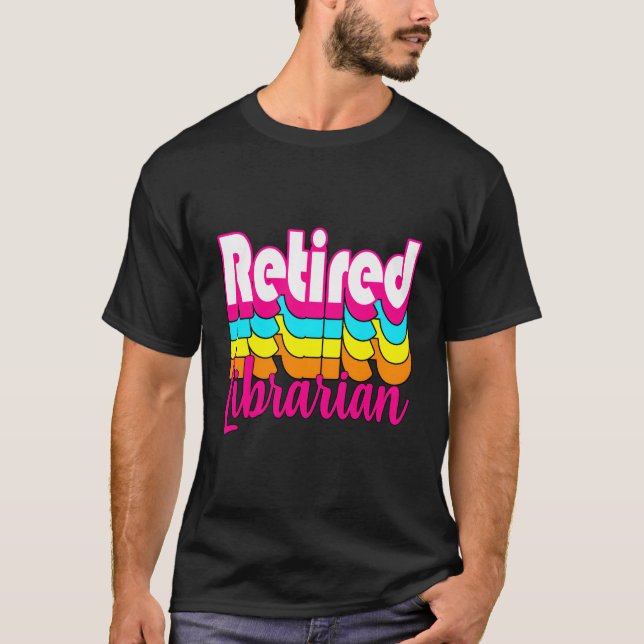 Camiseta Biblioteca divertida de jubilaciones bibliotecaria (Anverso)