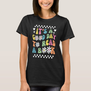 Camiseta Biblioteca Es un buen día para leer el libro Groov