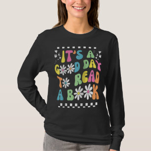 Camiseta Biblioteca Es un buen día para leer el libro Groov