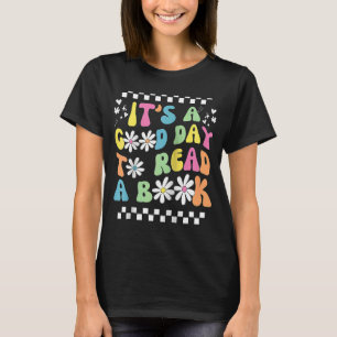 Camiseta Biblioteca Es un buen día para leer el libro Groov