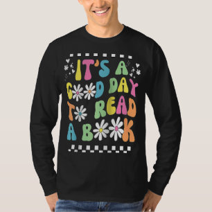 Camiseta Biblioteca Es un buen día para leer el libro Groov