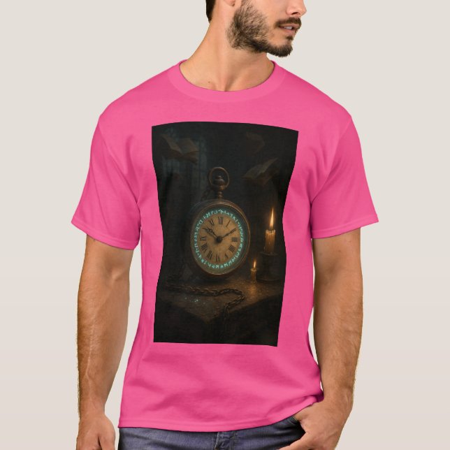 Camiseta Biblioteca gótica (Anverso)