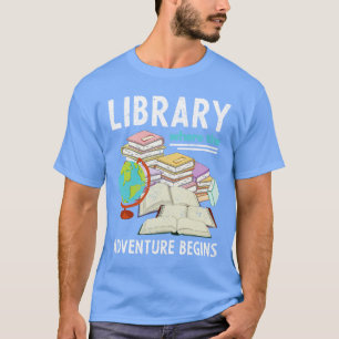 Camiseta Biblioteca Graciosa Lover Leer Bibliotecario