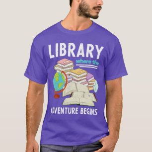 Camiseta Biblioteca Graciosa Lover Leer Bibliotecario