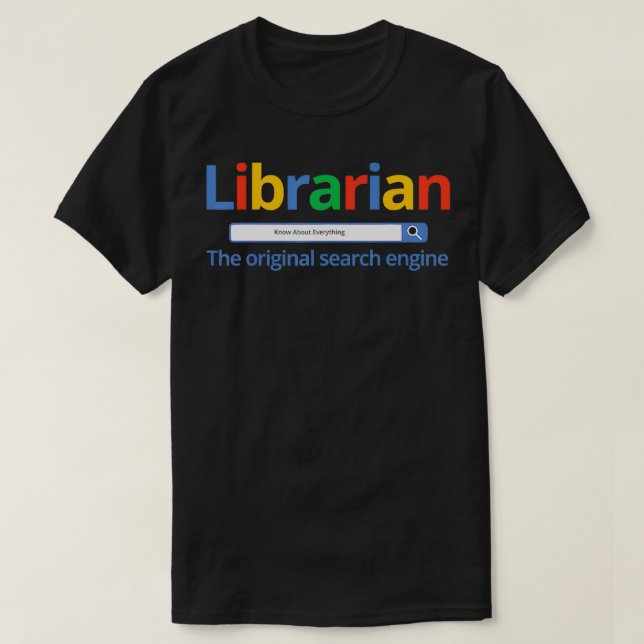 Camiseta Biblioteca La Biblioteca del Motor de Búsqueda Ori (Diseño del anverso)
