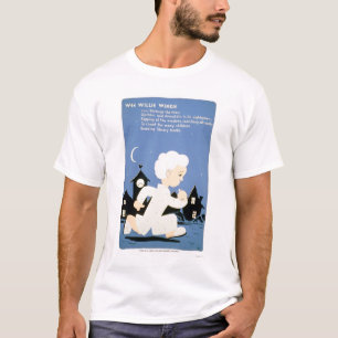 Camiseta Biblioteca pequenita de Willie Winkie WPA 1940