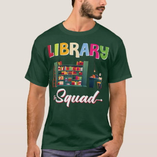 Camiseta Biblioteca Squad Bookworm Leer Biblioteca Lover