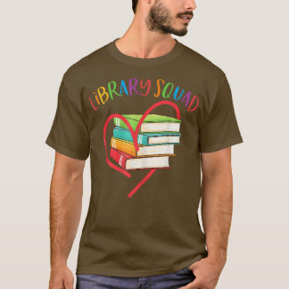 Camiseta Biblioteca Squad Librarian Bookworm Lover