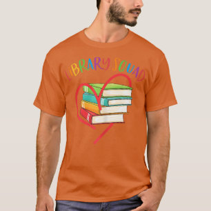 Camiseta Biblioteca Squad Librarian Bookworm Lover