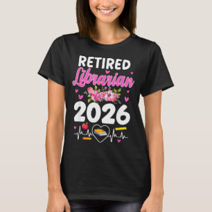 Camiseta Bibliotecaria jubilada est 2026 bibliotecaria esco