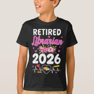 Camiseta Bibliotecaria jubilada prevista 2026 bibliotecaria