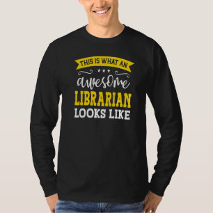 Camiseta Bibliotecario Cargo Empleado Funny Worker Libraria