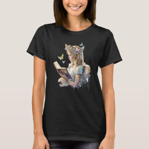 Camiseta Bibliotecario de Chica de hadas cutáneo Cottagecor