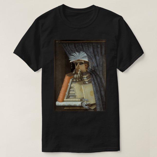 Camiseta Bibliotecario de Giuseppe Arcimboldo 1566 (Diseño del anverso)