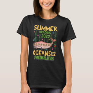 Camiseta Bibliotecario De Summer Reading 2022 Oceans Of Pos