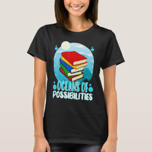 Camiseta Bibliotecario De Summer Reading 2022 Oceans Of Pos