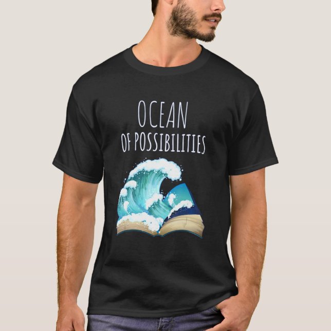 Camiseta Bibliotecario De Summer Reading 2022 Oceans Of Pos (Anverso)