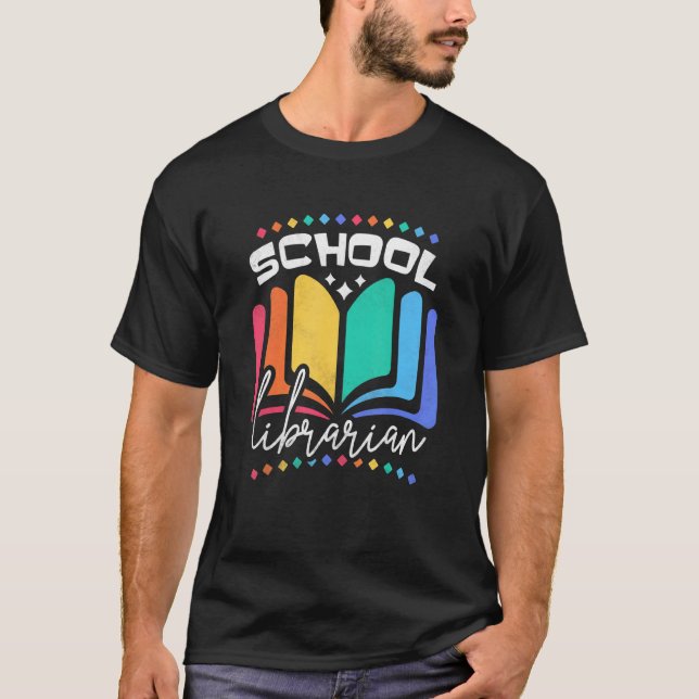 Camiseta Bibliotecario escolar (Anverso)