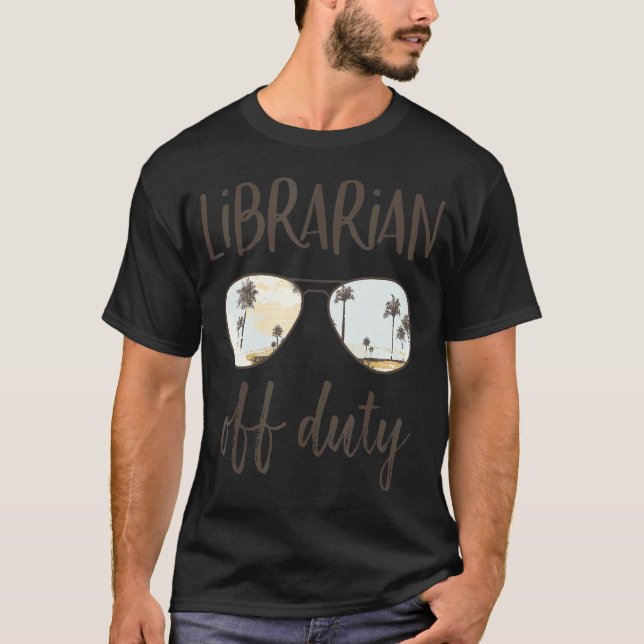 Camiseta Bibliotecario Fuera De Servicio El Último Día De L (Anverso)