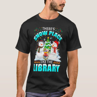 Camiseta Bibliotecario Hay Lugar De Nieve Como La Bibliotec